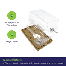 Load image into Gallery viewer, AC Thermostat Lock Box with Key, M Control Thermostat Cover with Lock