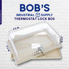Load image into Gallery viewer, Thermostat Lock Box Cover with Key L 1pk - Locking Thermostat Cover