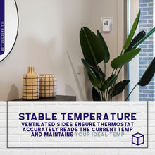 Load image into Gallery viewer, Thermostat Lock Box Cover with Key L 1pk - Locking Thermostat Cover