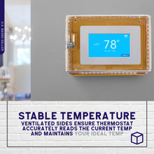 Load image into Gallery viewer, Thermostat Lock Box Cover with Key XL 1pk - Locking Thermostat Cover