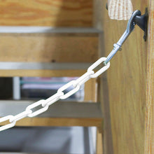 Load image into Gallery viewer, 125ft White Plastic Chain Link for Crowd Control, Halloween, Classroom