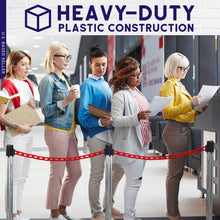 Load image into Gallery viewer, 125ft Red Plastic Chain Link for Crowd Control, Halloween, Classroom