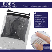 Load image into Gallery viewer, Clear Plastic Bags 100pc Reclosable Zipper Bags Lock Seal 13 X 15in
