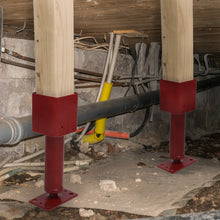 Load image into Gallery viewer, Adjustable Screw Jack 1pk - Temporary 4x4 Beam Jack Post for Leveling