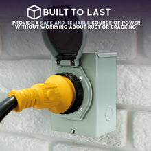 Load image into Gallery viewer, Generator Inlet Box 30 Amp 3 Prong L5-30P 125V Generator Connection