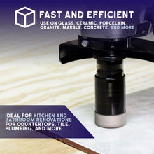 Load image into Gallery viewer, 6pc Diamond Drill Bit for Porcelain Tile 1/4-2in - 5/8 Angle Grinder