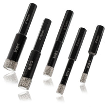 Load image into Gallery viewer, 5p Diamond Drill Bit for Porcelain Tile 1/4-9/16in - 3/8 Angle Grinder