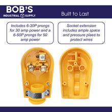 Load image into Gallery viewer, Power Plug 30/50 AMP 125/250 Voltage Wall Outlet Extender Easy Unplug