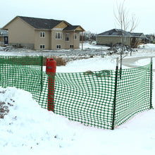 Load image into Gallery viewer, 4x100 ft Green Plastic Fencing Roll - Temporary Netting for Garden