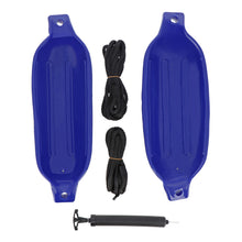 Load image into Gallery viewer, Boat Bumpers for Docking - Boat Fenders Blue 2 Pack 22.8 x 7.8in Buoy
