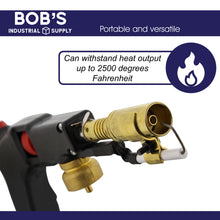 Load image into Gallery viewer, Hand Held Torch Head Push Button Self Igniting Propane Torch