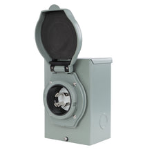 Load image into Gallery viewer, Generator Inlet Box 30 Amp 4 Prong L14-30P 125V/250V Connection Box
