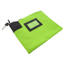 Load image into Gallery viewer, Locking Money Bag Lock Bag Bank Bag with Lock Cash Bag in Green