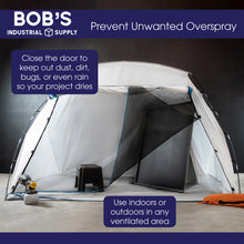 Load image into Gallery viewer, Portable Paint Booth Tent 8.5x6x5.5ft Spray Paint Tent Shelter Shield