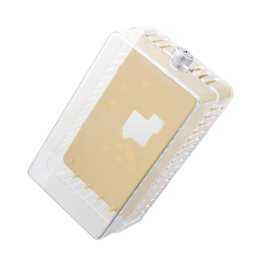 AC Thermostat Lock Box with Key, M Control Thermostat Cover with Lock