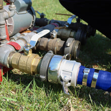 Load image into Gallery viewer, Discharge Hose – 1” IN by 100’ FT Flat Lay PVC Sump Pump Hose, Blue
