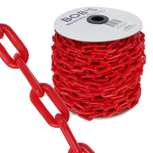 Load image into Gallery viewer, 125ft Red Plastic Chain Link for Crowd Control, Halloween, Classroom
