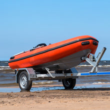 Load image into Gallery viewer, 24in Carpeted Boat Trailer Guide Board Bunks with Frames and Hardware
