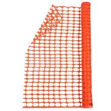 Load image into Gallery viewer, 4x100 ft Orange Plastic Fencing Roll - Temporary Netting for Garden
