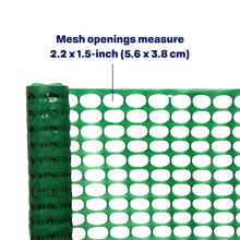 Load image into Gallery viewer, 4x100 ft Green Plastic Fencing Roll - Temporary Netting for Garden
