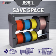 Load image into Gallery viewer, Electrical Wire Spool Rack Holder Small Ribbon Automotive Cable Rack

