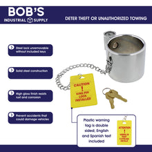 Load image into Gallery viewer, Semi Trailer King Pin Lock - 5th Wheel Hitch Locking Pin Hitch Lock
