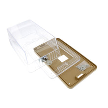 Load image into Gallery viewer, AC Thermostat Lock Box with Key, XL Control Thermostat Cover with Lock
