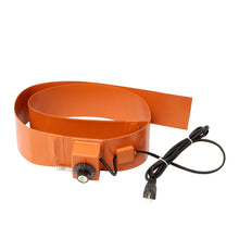 Load image into Gallery viewer, Silicone Heater Pad Electric Heat Wrap for Barrel 120V 1200W – 4x70”
