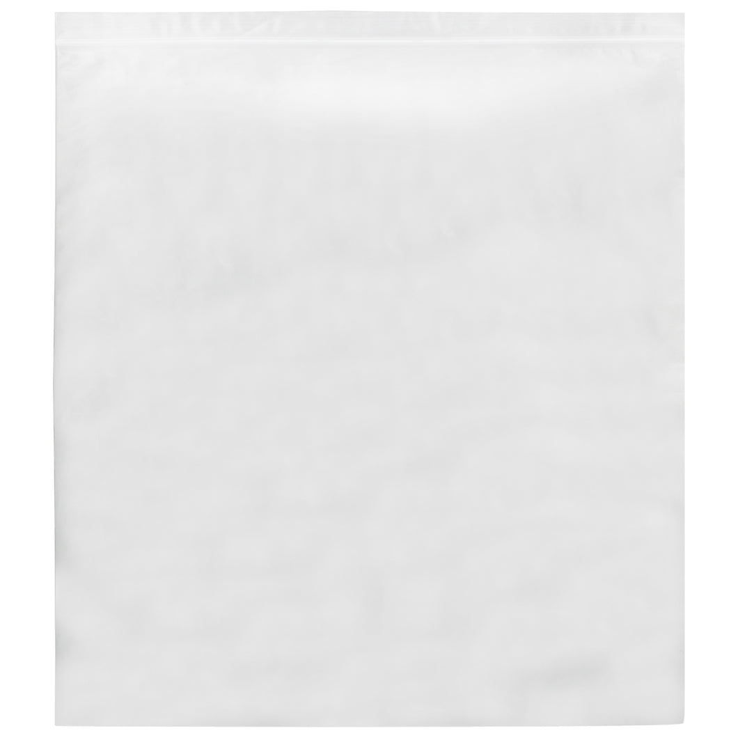 Clear Plastic Bags 100pc Reclosable Zipper Bags Lock Seal 13 X 15in