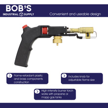 Load image into Gallery viewer, Hand Held Torch Head Push Button Self Igniting Propane Torch
