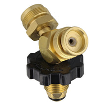 Load image into Gallery viewer, 1-inch 2 Male POL to QCC1 Propane Adapter for BBQ Grill and Camp Stove
