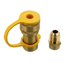 Load image into Gallery viewer, Natural Gas Grill Hose 24ft - 3/8in Female Flare to 1/2in Male Flare
